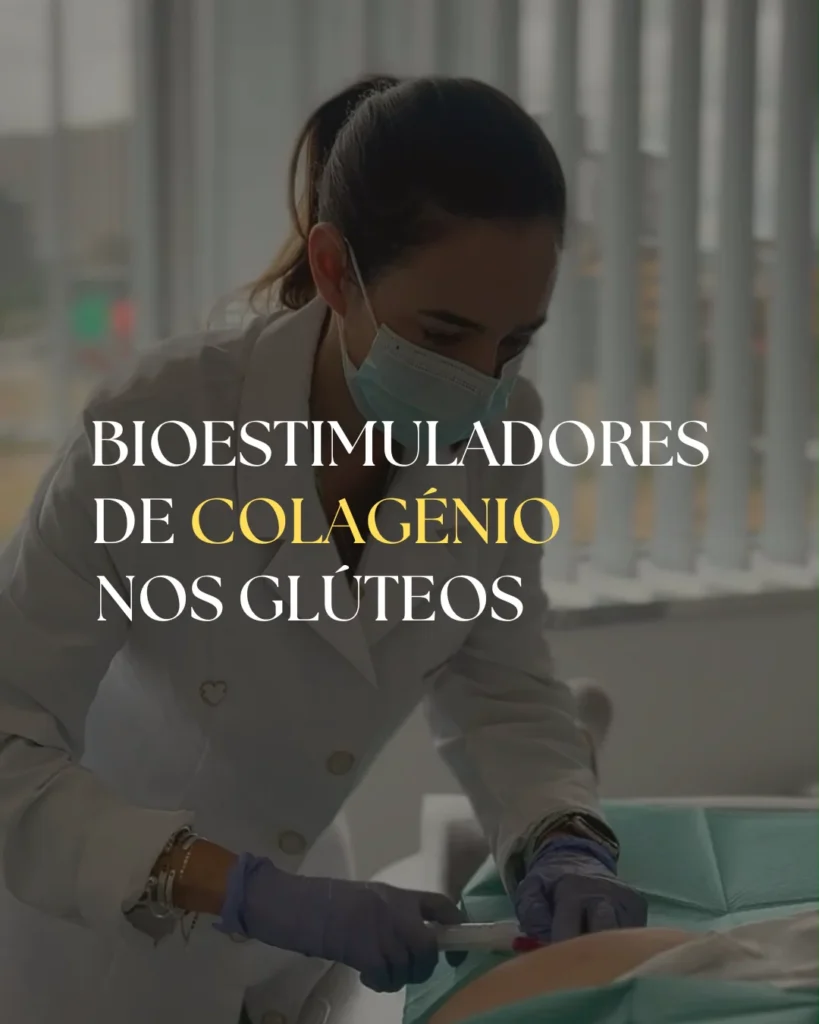 O que são bioestimuladores de colagénio? Os bioestimuladores são substâncias que, ao serem injetadas na pele, estimulam a produção natural de colagénio, proporcionando um efeito rejuvenescedor. Melhoram a flacidez, a textura e o brilho da pele de forma progressiva e natural.